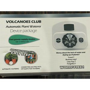 VOLCANOES CLUB Upgraded Automatic Plant Watering Drip System for 10 Potted Plant